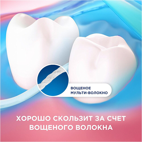 Oral-B Зубная нить Essential вощеная, мята, 50 м.