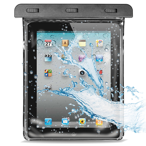 Чехол водонепроницаемый PURO Waterproof Case до 10.1 Puro (iPx8) черный