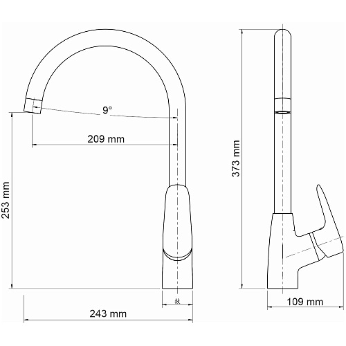 Смеситель для раковины WasserKRAFT Vils 5607