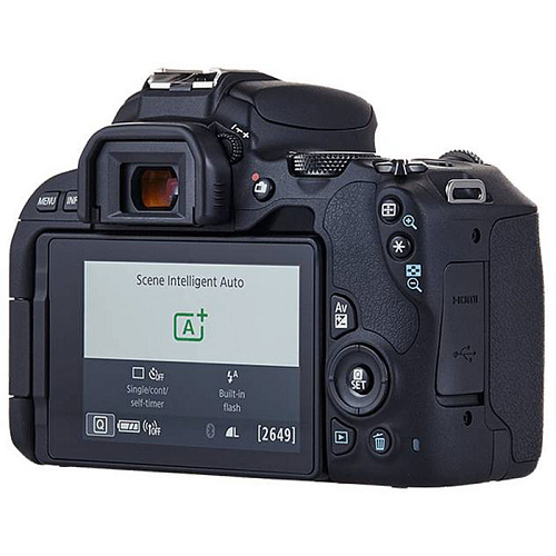 Зеркальная фотокамера Canon EOS 200D Kit 18-55 IS STM Black 