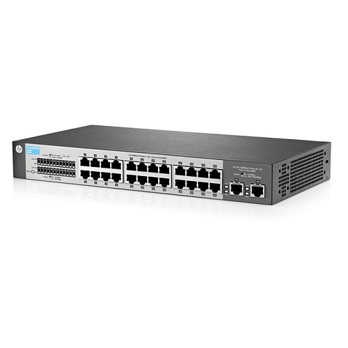 Коммутатор HP 1410-24-2G неуправляемый 24 порта 10/100 Мбит/с, 2 порта Uplink 10/100/1000 Мбит/с (J9664A)