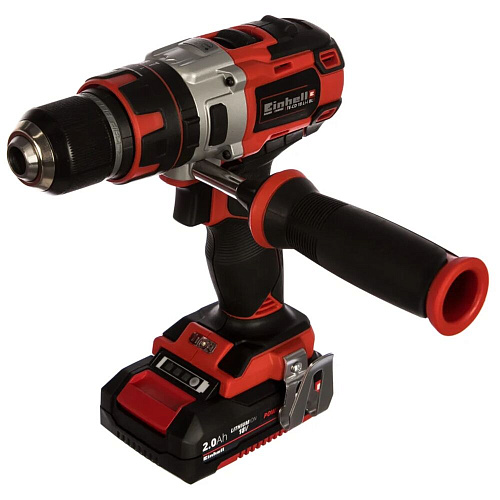 Аккумуляторная дрель-шуруповерт Einhell PXC TE-CD 18 Li-i BL,18В,60Нм,0-500/1800/мин,2x2,0Ач,кейс E-box 4513861