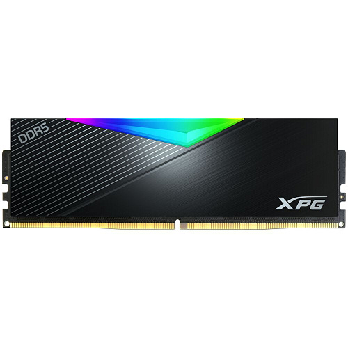 Модуль памяти DIMM 16Gb DDR5 PC48000 6000MHz ADATA Lancer Blade RGB Black (AX5U6000C3016G-SLABRBK)