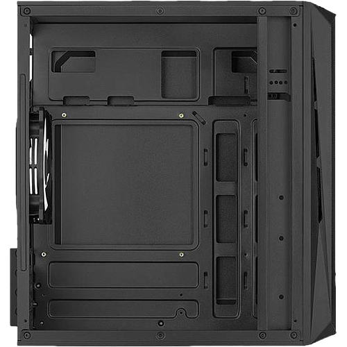 Корпус MicroATX Minitower AeroCool Cs-107-A-BK-v2 FRGB Black