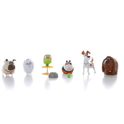 Игровой набор Secret Life of Pets 6 фигурок героев 72812