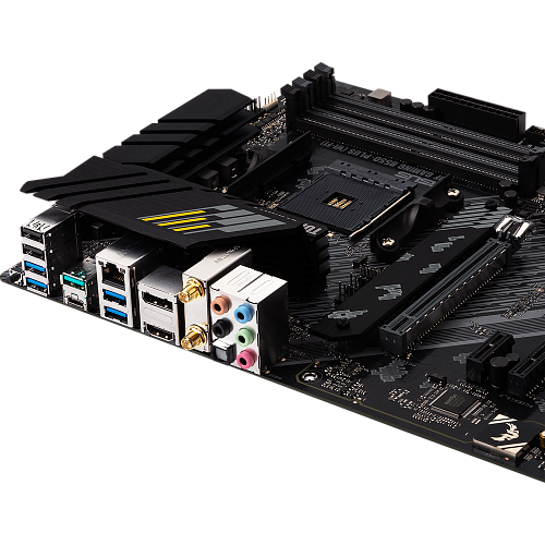Материнская плата ASUS TUF Gaming B550-Plus (Wi-Fi) B550 Socket AM4 4xDDR4, 6xSATA3, RAID, 2xM.2, 2xPCI-E16x, 5xUSB3.2, 1xUSB3.2 Type C, DP, HDMI, Wi-Fi, 2.5Glan, ATX