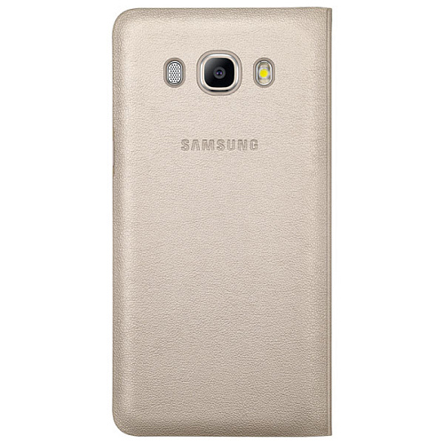 Чехол для Samsung Galaxy J5 (2016) SM-J510FN Flip Wallet золотистый 