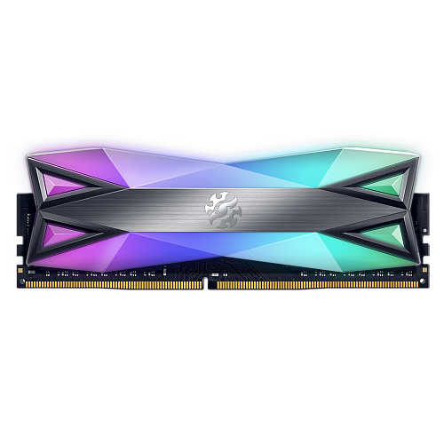 Модуль памяти DIMM 8Gb DDR4 PC33000 4133MHz ADATA XPG Spectrix D60G RGB Grey (AX4U360016G18I-ST60)