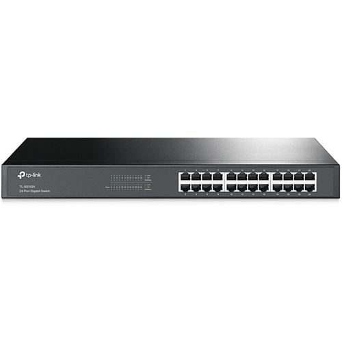 Коммутатор TP-LINK TL-SG1024 неуправляемый 24x1000BASE-T, 19\"