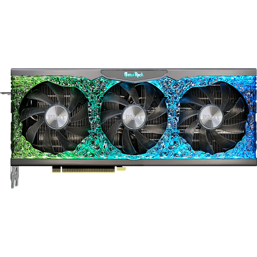 Видеокарта Palit GeForce RTX 3090 24576Mb, GameRock OC (NED3090H19SB-1021G) 1xHDMI, 3xDP, Ret