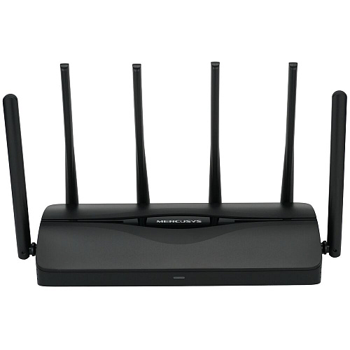 Беспроводной маршрутизатор Mercusys MR47BE, Wi-Fi 7 802.11be 9214Мбит/с, 2.4ГГц, 5ГГц, 6ГГц, 3xGLAN, 1xGWAN чёрный