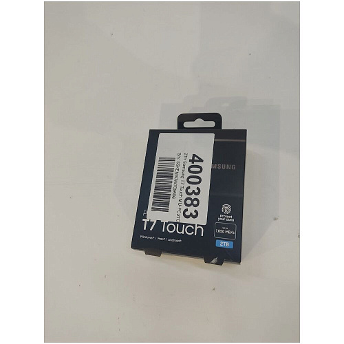 Внешний SSD-накопитель 2Tb Samsung T7 Touch MU-PC2T0K/WW (SSD) USB 3.2 Type C Черный УЦЕНКА