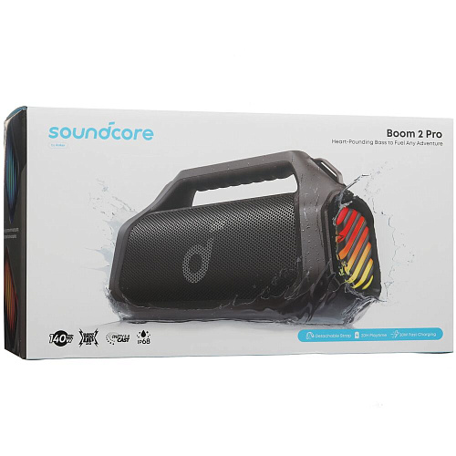 Портативная bluetooth-колонка Anker Soundcore Boom 2 Pro Black