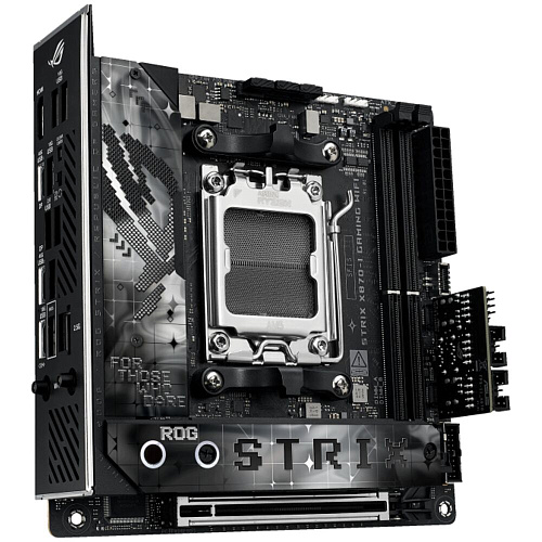 Материнская плата ASUS ROG Strix X870-I Gaming WiFi X870 Socket AM5 2xDDR5, 2xSATA3, RAID, 2xM.2, 1xPCI-E16x, 4xUSB3.2, 3xUSB3.2 Type C, DP, HDMI, WiFi, Glan, mini-ITX