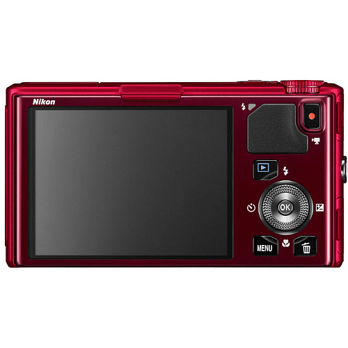 Компактная фотокамера Nikon Coolpix S9500 red (18.1 Mpix, 3"LCD, 22x zoom, 1920x1080p)