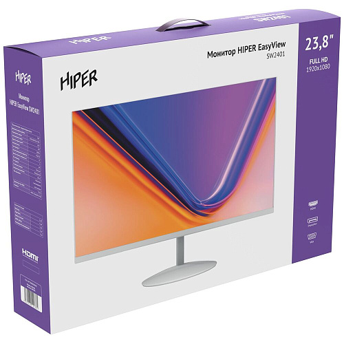 Монитор 24" Hiper SW2401 IPS 1920x1080 5ms HDMI, DisplayPort, VGA