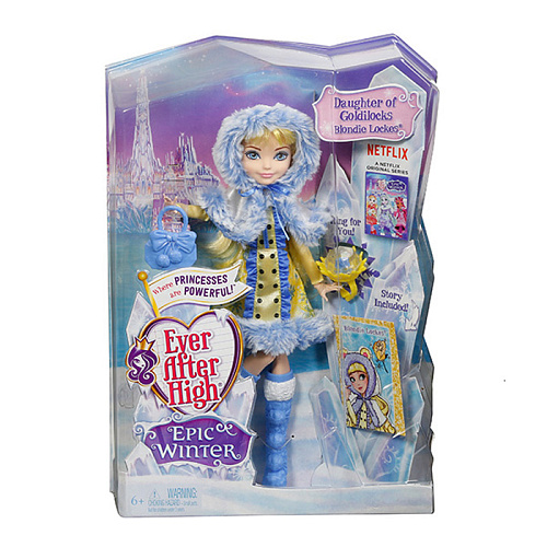 Кукла Mattel Ever After High Заколдованная зима Дочь Златовласки DKR62