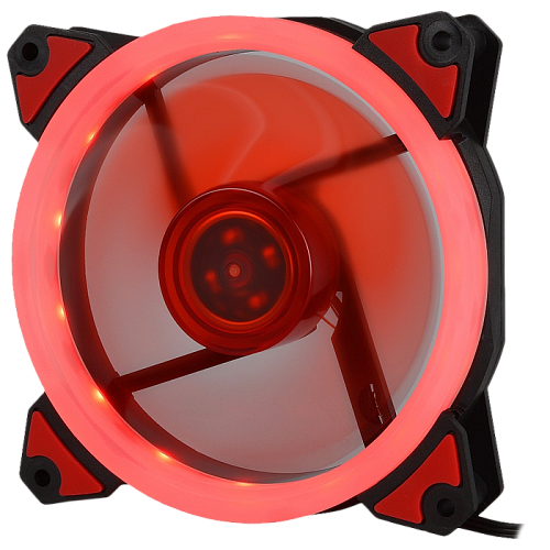 Вентилятор 120x120 Crown (CMCF-12025S-1230) Red Led 1500rpm 