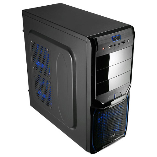 Корпус ATX Miditower AeroCool V3X Evil Blue Edition Black/Blue