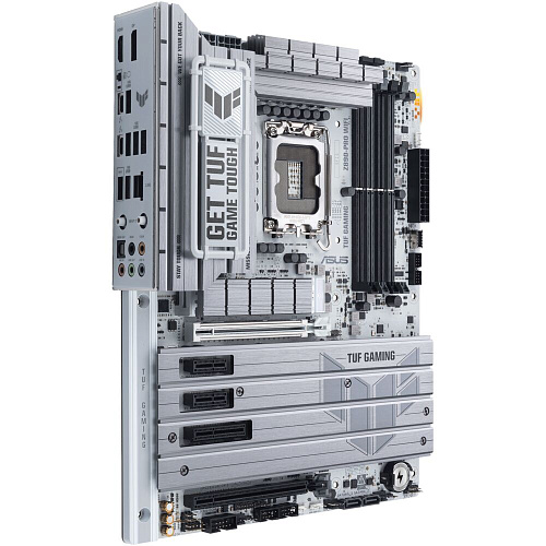 Материнская плата ASUS TUF Gaming Z890-Pro WiFi Z890 Soc-1851 4xDDR5, 4xSATA3, RAID, 4хM.2, 5xPCI-E16x, 6xUSB3.2, 2xUSB3.2 Type C, DP, HDMI, WiFi, 2.5Glan, ATX