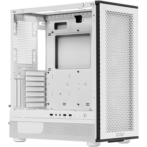 Корпус ATX Miditower PcCooler ME200 Mesh WH White