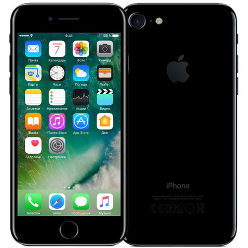 Смартфон Apple iPhone 7 128GB Jet Black (MN962RU/A) 
