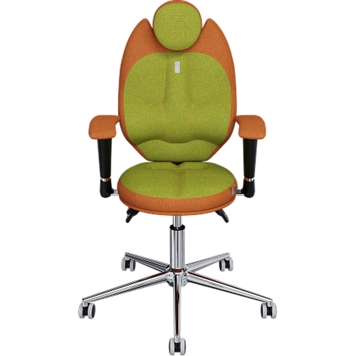 Кресло детское эргономичное Kulik TRIO (1406) orange/green