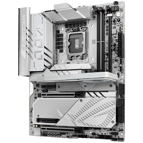 Материнская плата ASUS ROG Maximus Z890 Apex Z890 Soc-1851 2xDDR5, 4xSATA3, RAID, 6хM.2, 4xPCI-E16x, 8xUSB3.2, 3xUSB3.2 Type C, DP, HDMI, WiFi, 5Glan, ATX