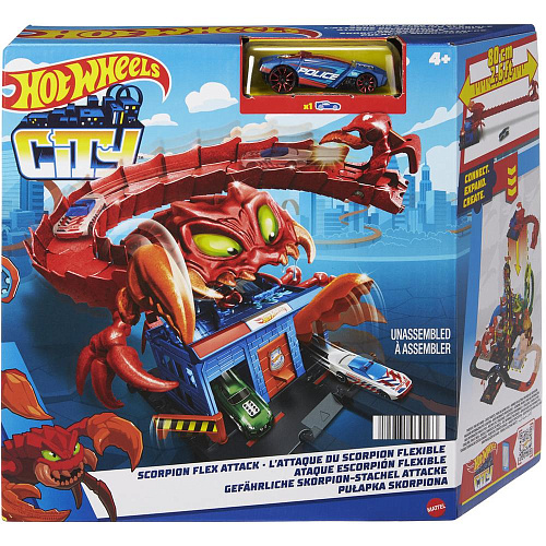 Mattel Hot Wheels Сити Полицейский участок со скорпионом HDR29/HDR32