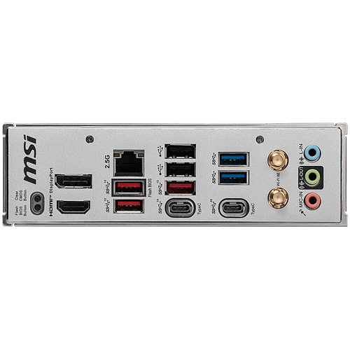 Материнская плата MSI B650M Project Zero BTF Socket-AM5 AMD B650 4xDDR5, 4xSATA3, RAID, 2xM.2, 1xPCI-E16x, 5xUSB3.2, 2xUSB3.2 Type C, DP, HDMI, WiFi, 2.5Glan, mATX Ret