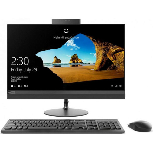 Моноблок Lenovo IdeaCentre 520-24IKU 24" FullHD Touch Core i3 7020U/4Gb/1Tb/DVD/Win10 Black