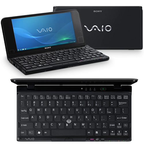 Нетбук Sony VPC-P11S1R/B Atom Z540/2G/64Gb SSD/WiFi/BT/cam/8"/Win7 HP/Black Wimax