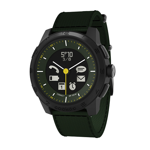 Умные часы Cookoo Watch 2 Urban Explorer, зеленые
