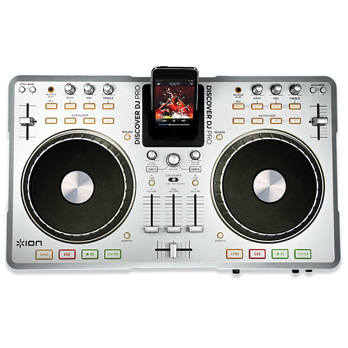 Диджейский пульт ION Audio DISCover DJ PRO с разъемом под iPod