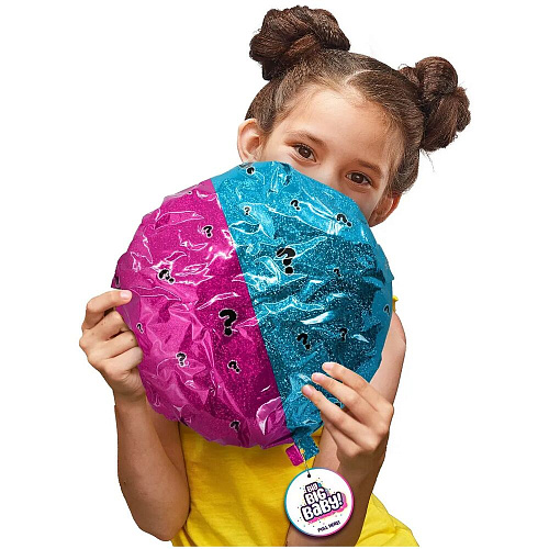 Игрушка сюрприз BIG BIG BABY Мягконабивная интерактивная кукла в шаре с аксессуарами