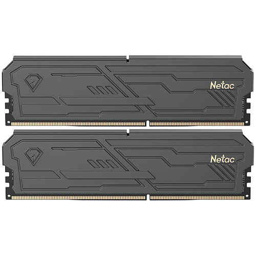 Модуль памяти DIMM 32Gb 2х16Gb DDR5 PC48000 6000MHz Netac Shadow III Black (NTSHD5P60DP-32KC)