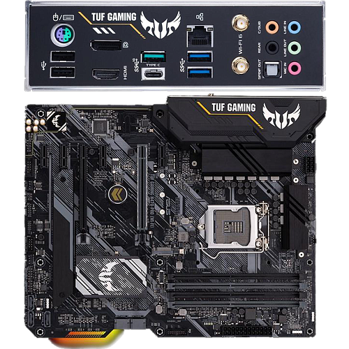 Материнская плата ASUS TUF Gaming H470-Pro (WI-FI) H470 Socket-1200 4xDDR4, 5xSATA3, RAID, 2xM.2, 2xPCI-E16x, 3xUSB3.1, 1xUSB3.1 Type C, DP, HDMI, Wi-Fi, Glan,ATX