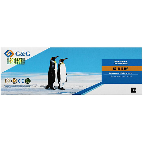 Картридж G&G GG-W1360A (W1360A) черный для HP LJ M211d/209/233/234 (1150стр.)