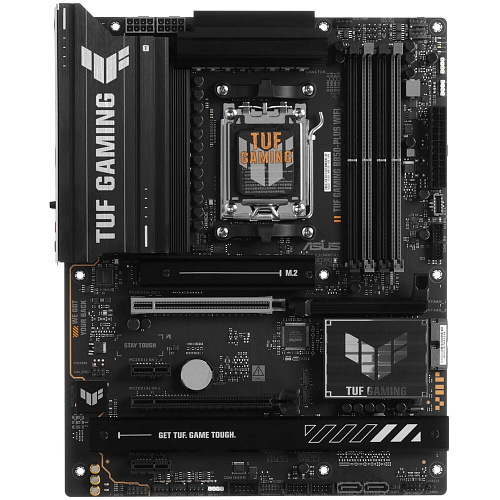 Материнская плата ASUS TUF Gaming B850-Plus WiFi B850 Socket AM5 4xDDR5, 4xSATA3, RAID, 3xM.2, 2xPCI-E16x, 7xUSB3.2, 1xUSB3.2 Type C, DP, HDMI, WiFi, 2.5Glan, ATX