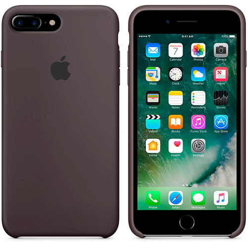 Чехол для Apple iPhone 7 Plus Silicone Case Cocoa  