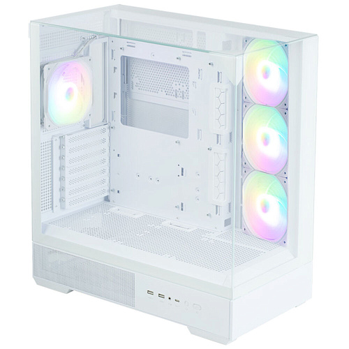 Корпус ATX Miditower Zalman P40 Prism Plus White