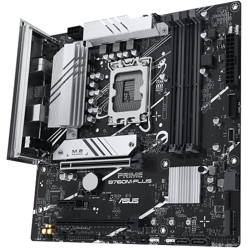 Материнская плата ASUS Prime B760M-Plus B760 Socket-1700 4xDDR5, 4xSATA3, RAID, 2xM.2, 2xPCI-E16x, 2xUSB3.2, DP, HDMI, 2.5Glan, mATX