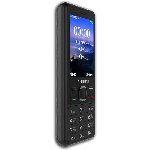 Мобильный телефон Philips Xenium E185 Black УЦЕНКА