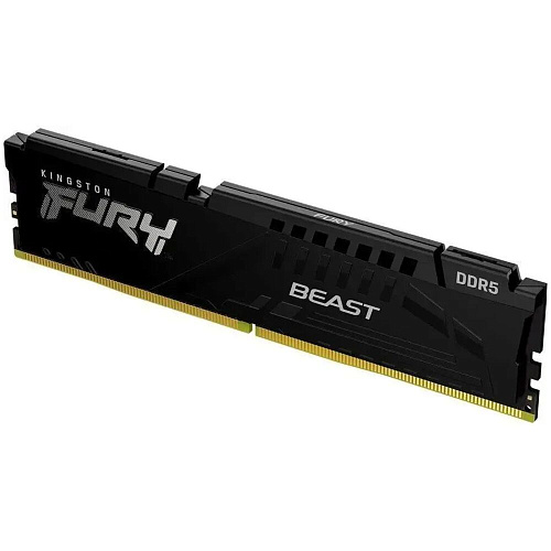 Модуль памяти DIMM 64Gb DDR5 PC44800 5600MHz Kingston Fury Beast XMP Black (KF556C36BBE-64)