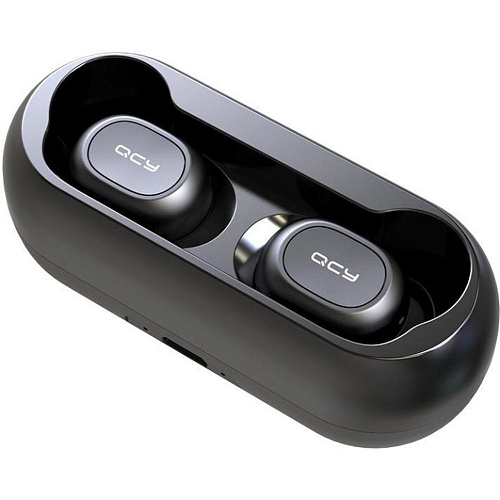 Bluetooth гарнитура QCY T1C Black