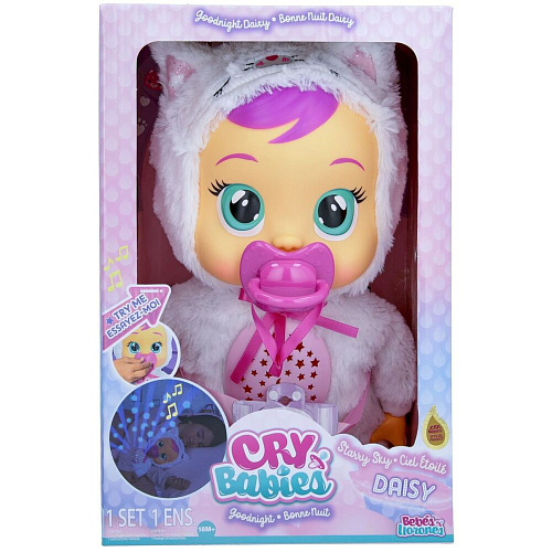 Кукла IMC Toys Crybabies Кукла Спокойной ночи, Дейзи! Звездное небо интерактивная 40958