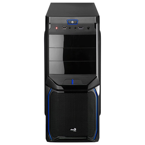 Корпус ATX Miditower AeroCool V3X Evil Blue Edition Black/Blue