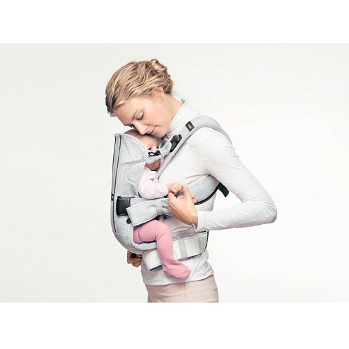 Рюкзак-кенгуру BabyBjorn One Air Mesh Серебрянный