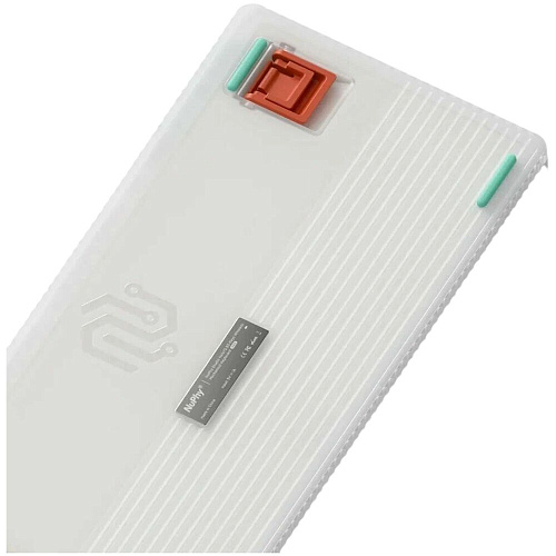 Клавиатура беспроводная Nuphy Halo75 V2 Wireless (Silent Red Switch) RGB (русская раскладка) White