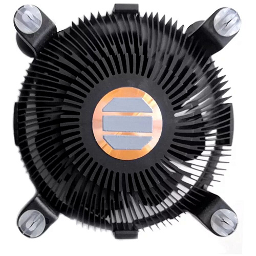 Охлаждение CPU Cooler for Intel (K69237-001) /1155/1150/1151/1200 Intel Original Al+Cu низкопрофильный Black
